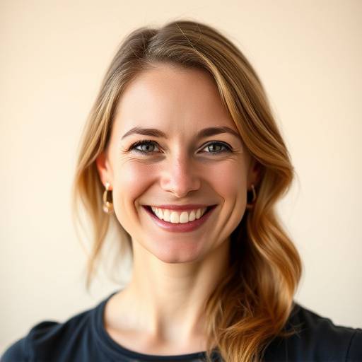 Headshot of Amelia Jones, head of acting, with a friendly and encouraging smile.