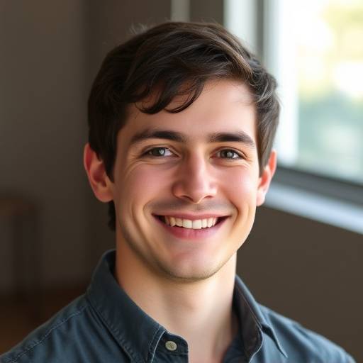 Headshot of Jaxon Reed, a man with a friendly expression, neatly styled dark hair, and wearing a collared shirt.
